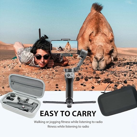 Ferbao Osmo Mobile 7P Case,Portable Storage Bag For DJI Osmo Mobile 7P/DJI Osmo Mobile 7,Travel Case For Dji OM 7P/7 Accessories (Black
