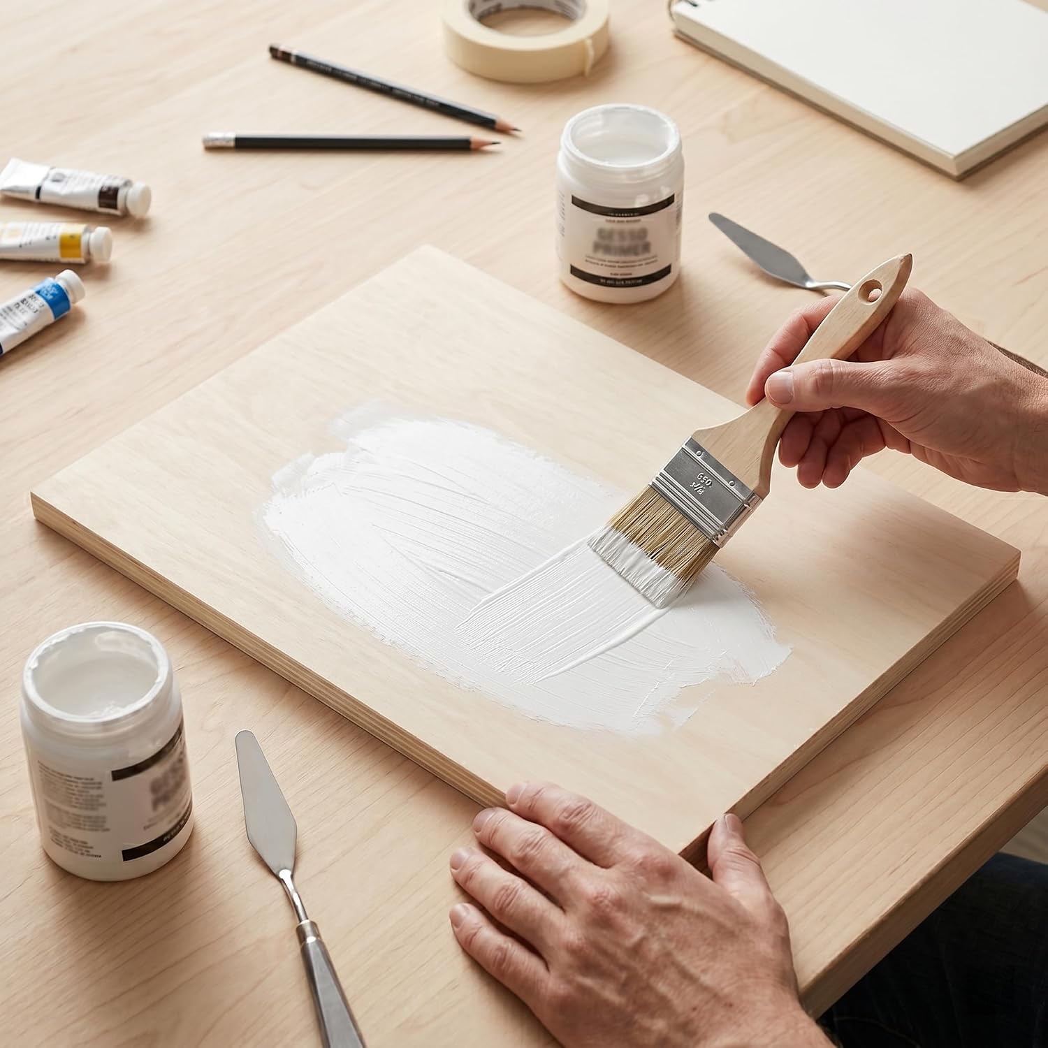 15 Pcs 12 x 8.8 x 0.5 Inch Wooden Panels, Unfinished Wood Canvas Board Painting Panel for DIY Art Craft