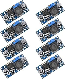 ALMOCN 8Pcs LM2596 DC-DC Buck Converter High Efficiency Voltage Regulator Input 3.0V-40V Output 1.5V-35V Step Down Module
