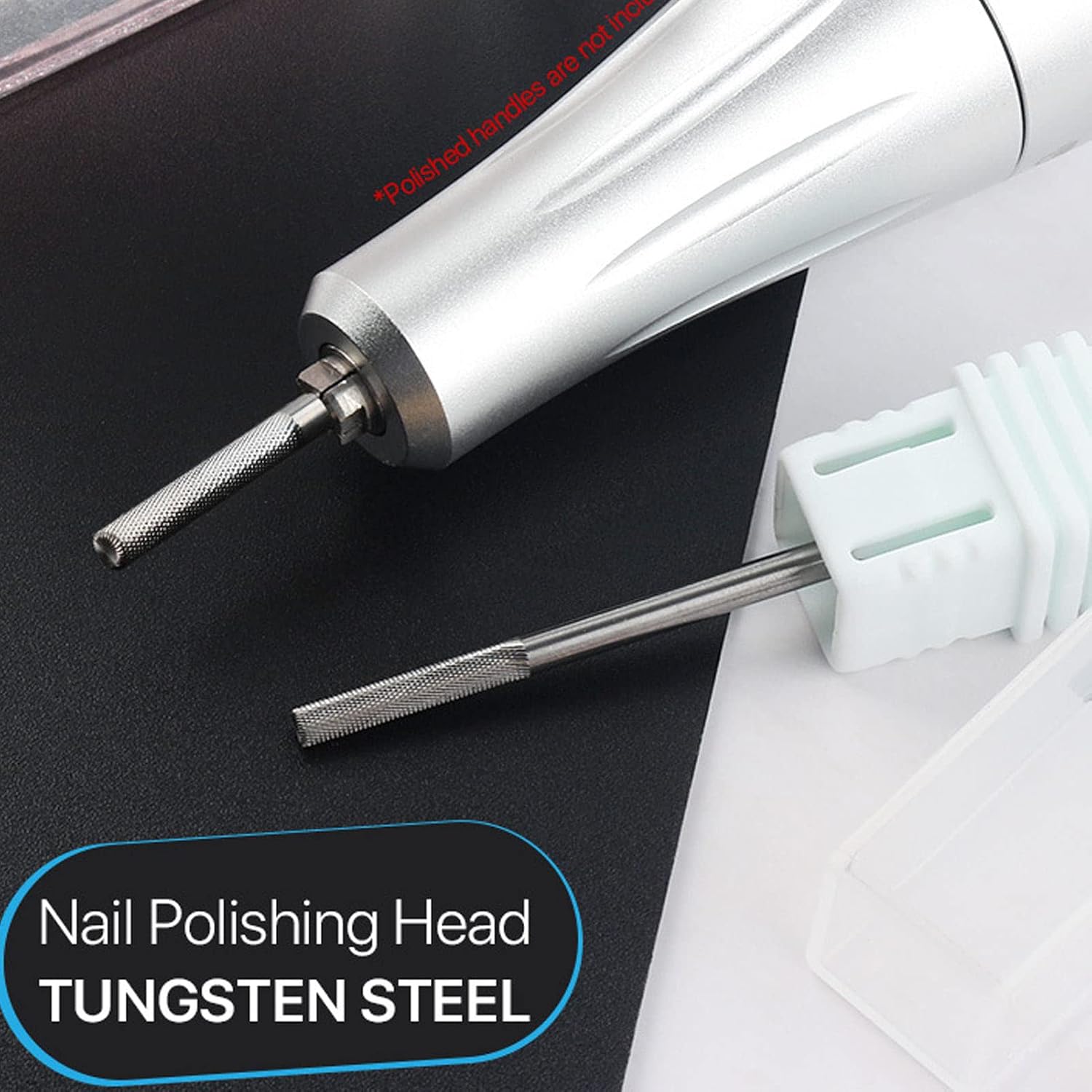 Nail Drill Bit, Nail Cuticle Drill Bit Replaceable Remove Nail Glue High Strength for Nail Technician