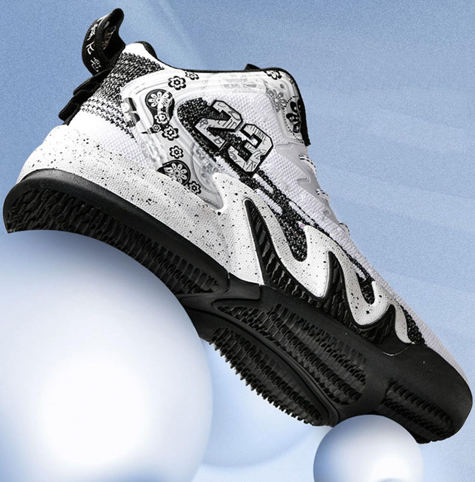 Męskie I Damskie Buty Do Koszykówki Chłopców Outdoor Wygodne Oddychające Buty Sportowe(41 EU, Z04)
