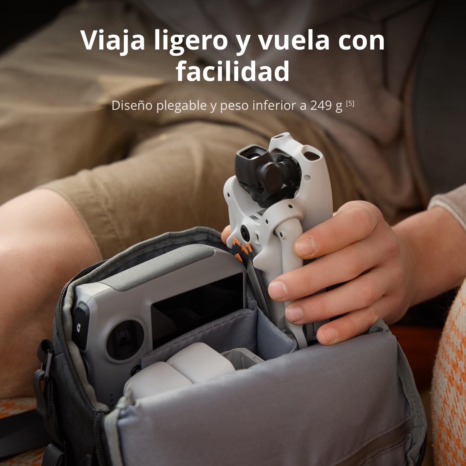 DJI Lito X1 con Bundle, dron con cámara 4K fácil de usar para principiantes, detección de obstáculos, ActiveTrack, sensor de 1/1.3 pulgadas, C0 (Enchufe de carga, Luces (x2), Kit de limpieza)
