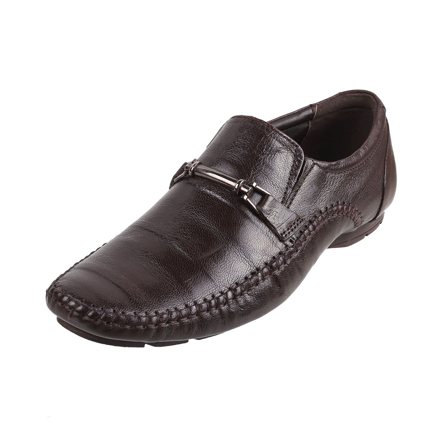 Metro Men Brown Casual Leather Loafers UK/5 Eu/39 (19-6718) (B0CZ11WB5H) Amazon Price History, Amazon Price Tracker