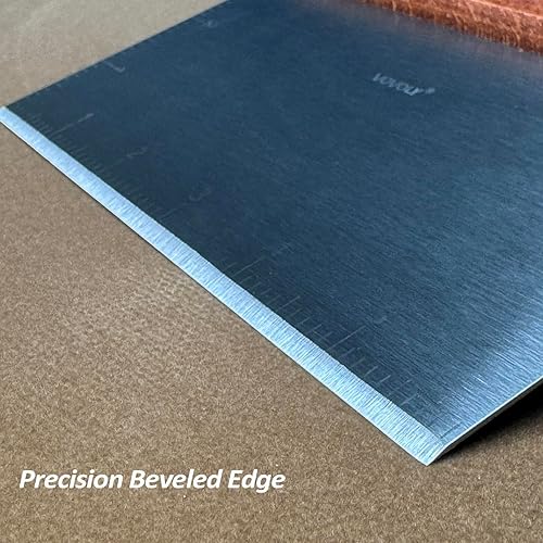 Miniatura 4 de Vovoly Raspador multiusos de banco, utensilio de cocina para plancha plana, cortador de masa para cortador de pan y pizza, rascador de plancha de