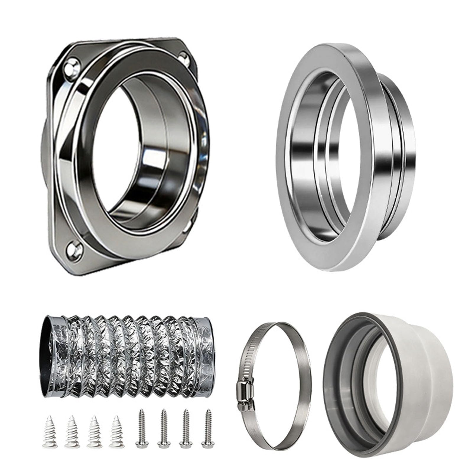 Kit de Ventilación de Secadora, Tubo de Aluminio de 4 Pulgadas