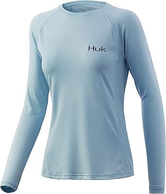Chemise Huk Fishing Manches Longues – Femme L – Multicolore – Performance Offshore