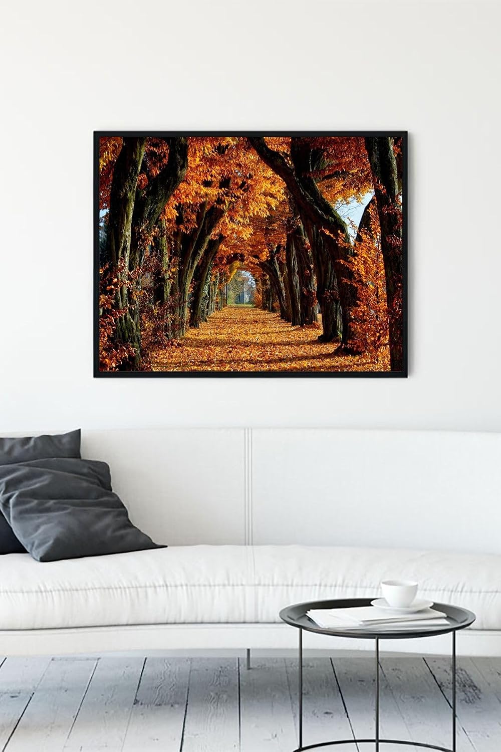 Postermanya (pster12257) Sonbahar Manzara Çerçeveli Tablo (50x70cm)