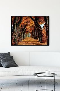Postermanya (pster12257) Sonbahar Manzara Çerçeveli Tablo (50x70cm)