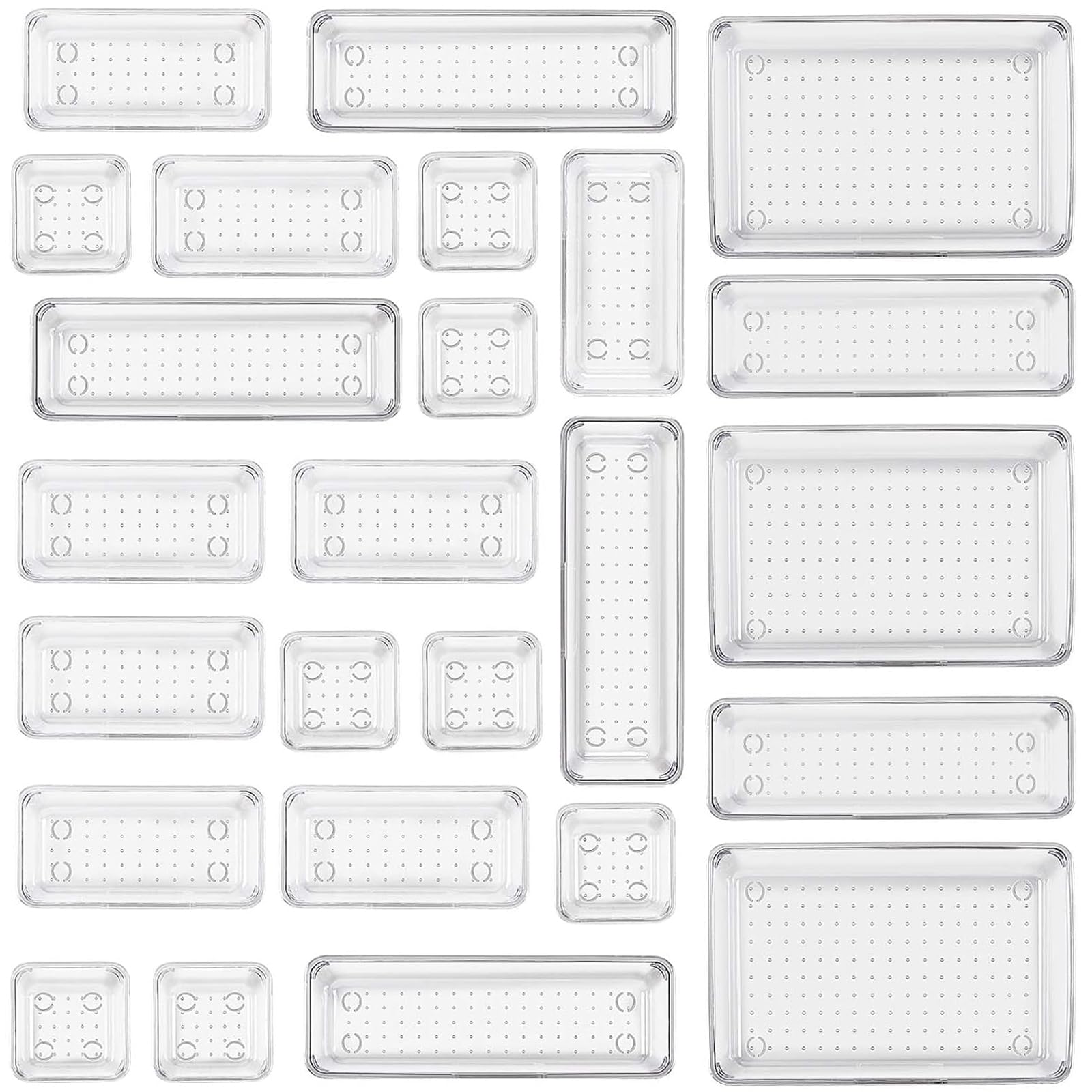 Rangement maquillage et bureau lot de 25 bacs pour en finir avec le désordre