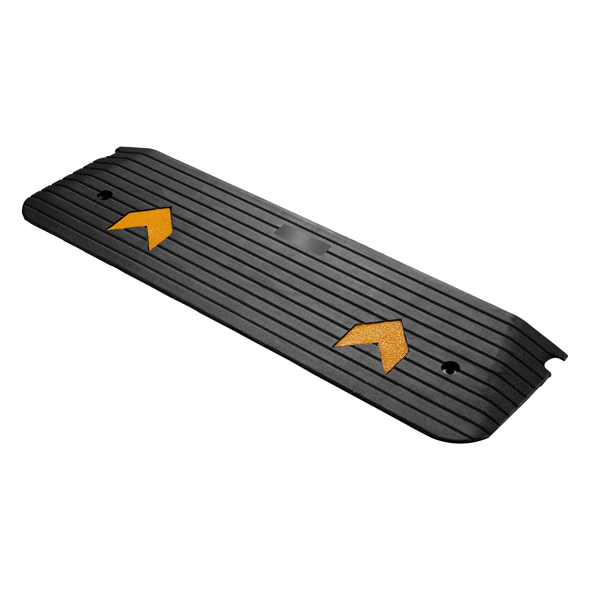 Wiltec Rampa in gomma per marciapiede e soglia 1100 x 406 x 50 mm max 50 t con elementi riflettenti