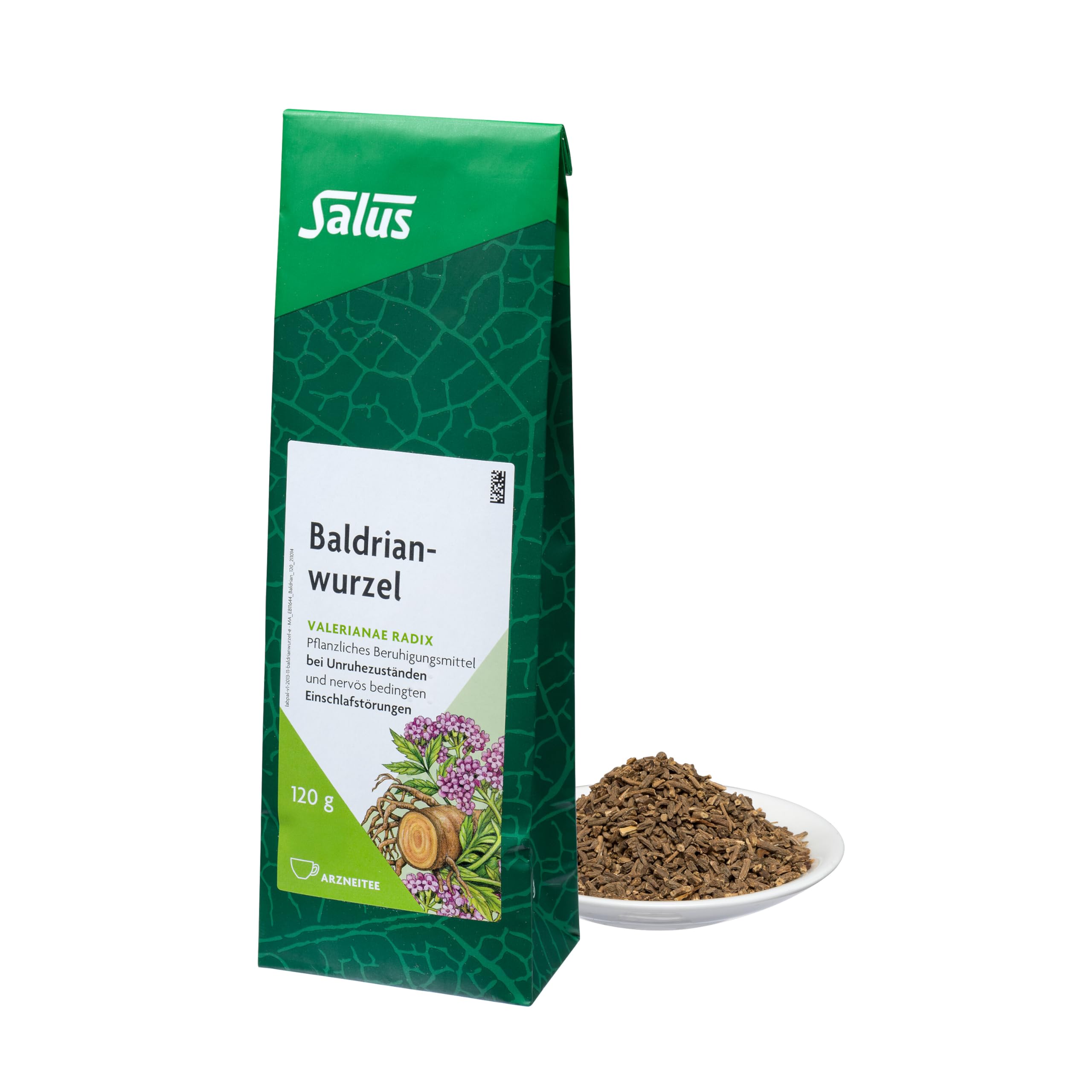 Salus Baldrianwurzel Tee – Valerianae radix, lose, Bio, 120 g