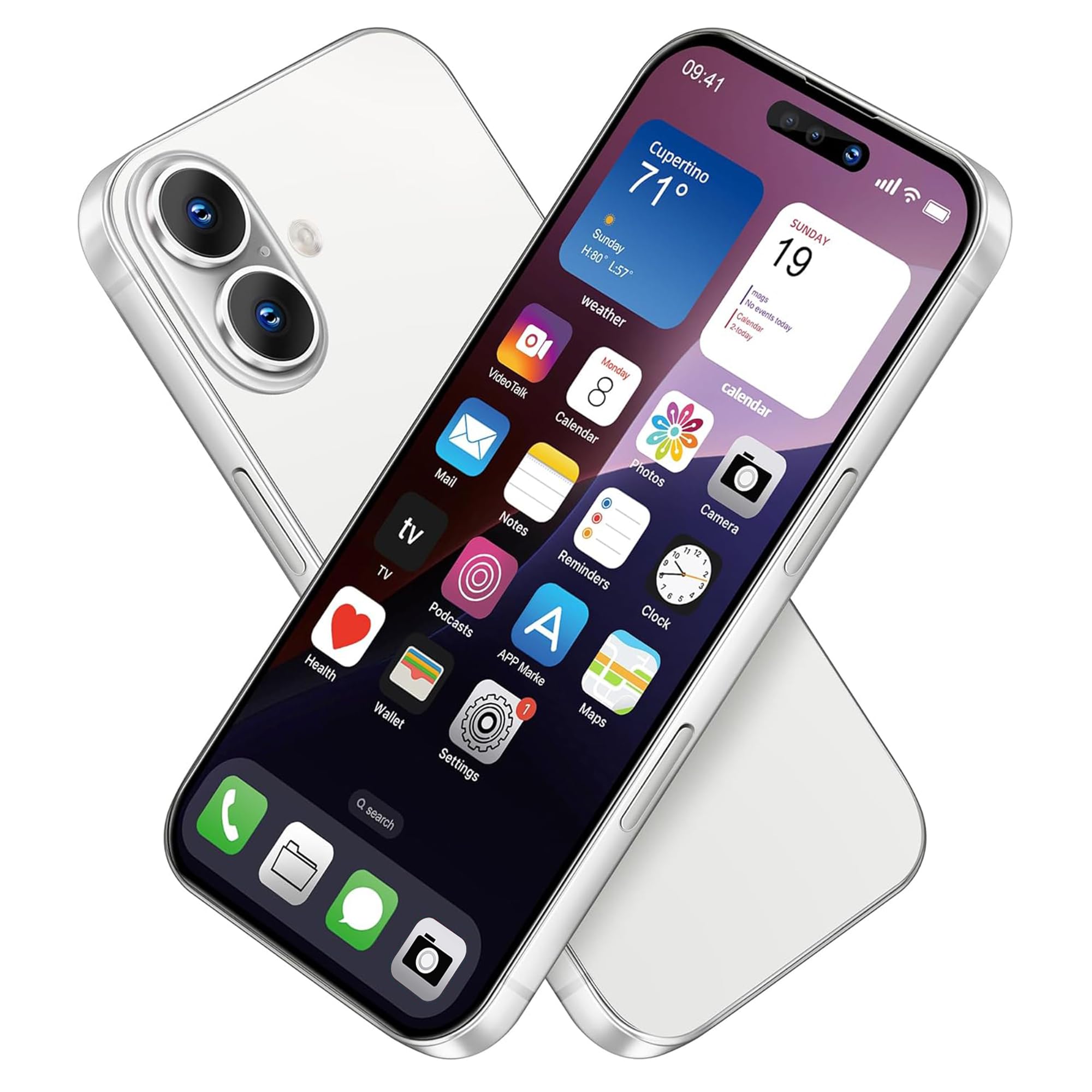 Faux Téléphone Portable Modèle 1:1 - Réplique Non Fonctionnelle IPhone 13 - Pour Vitrine, Essai Coques, Jouet Ou Farce - 5