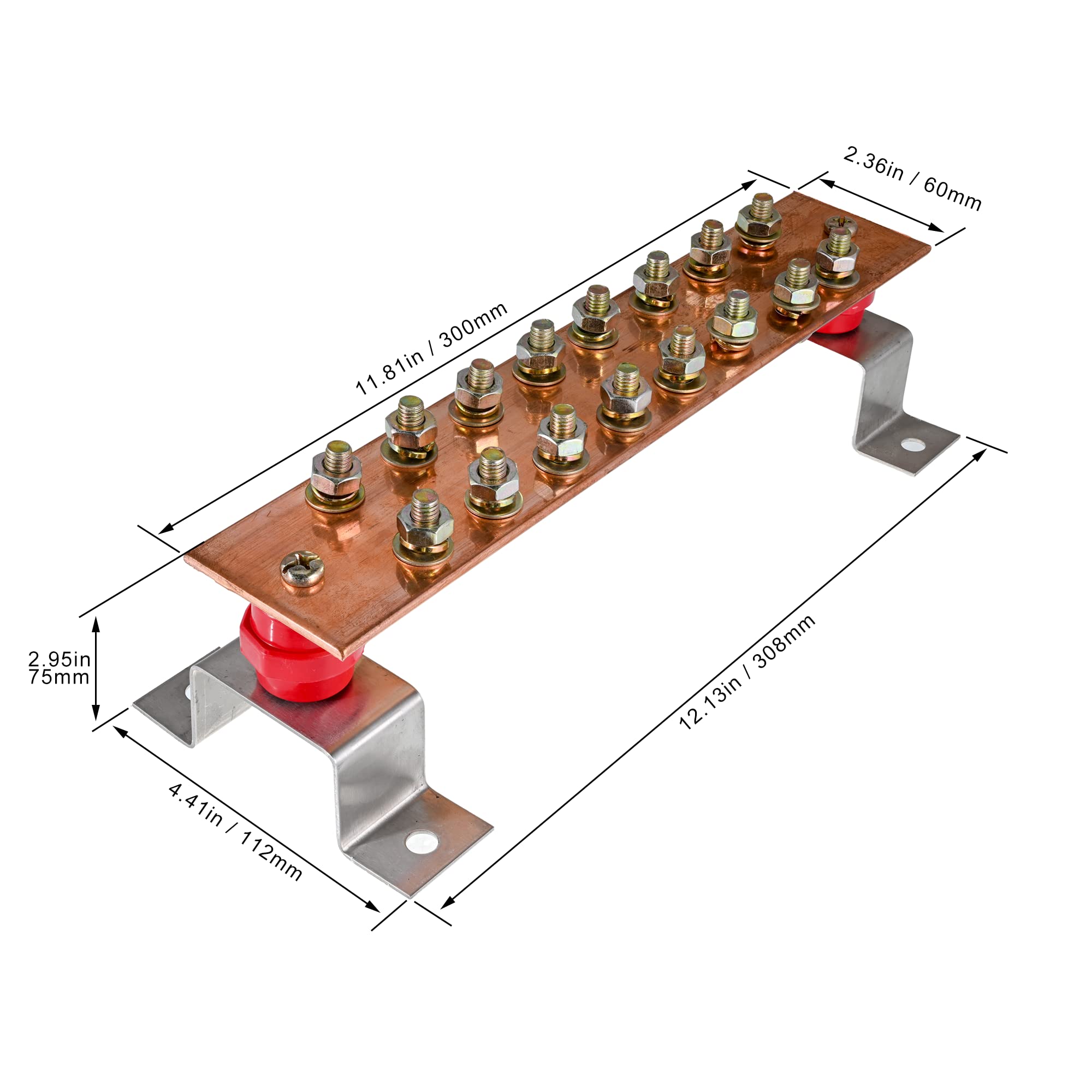 Barre En Cuivre Plate 10x20x150mm – Parfaite Pour Les Projets électriques Ou Le Bricolage