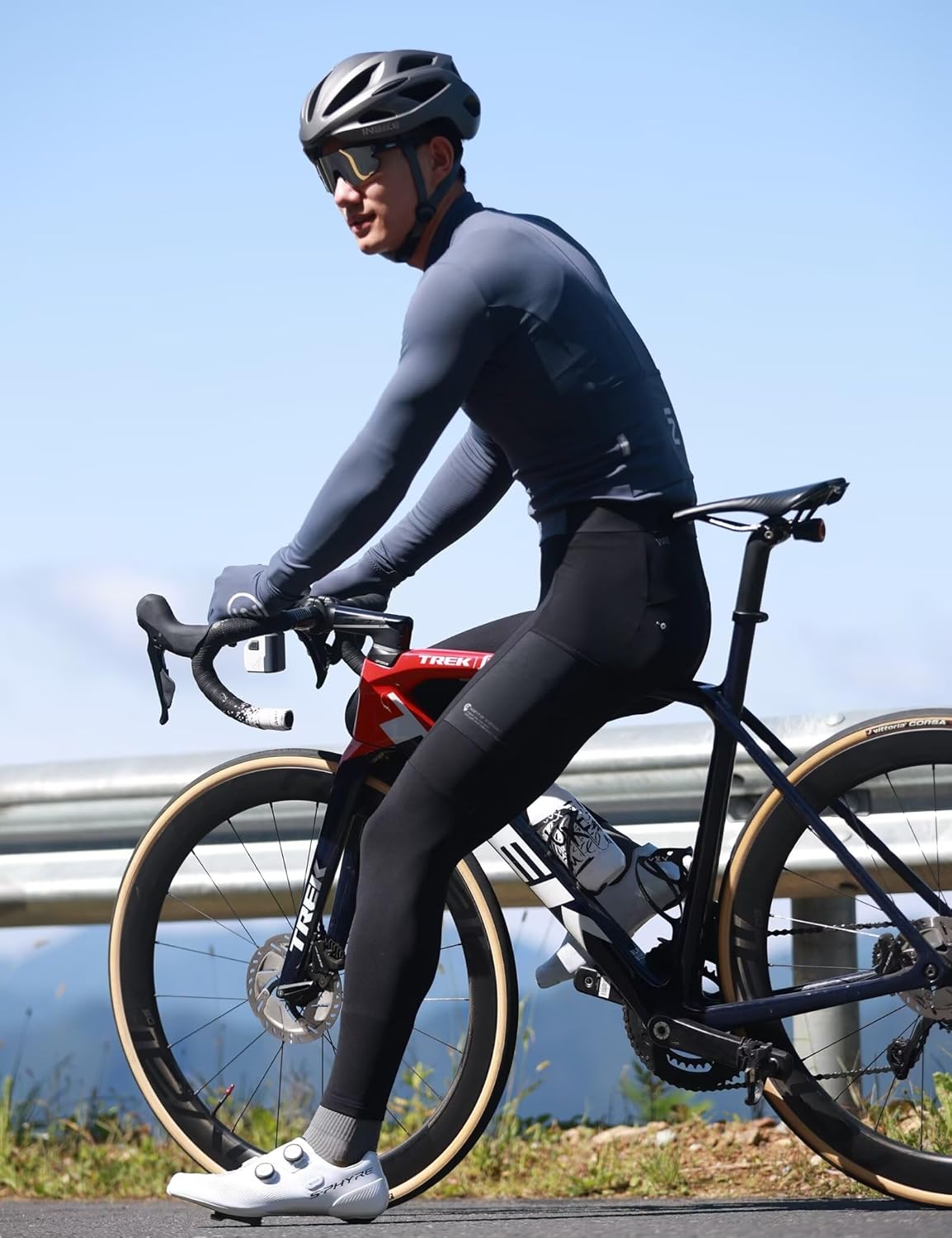 INBIKE Fleece Lined Cycling Jersey for Men Women, Winter Thermal Long Sleeve Bike Jacket with 3 Pockets, Quick Dry - Image 8