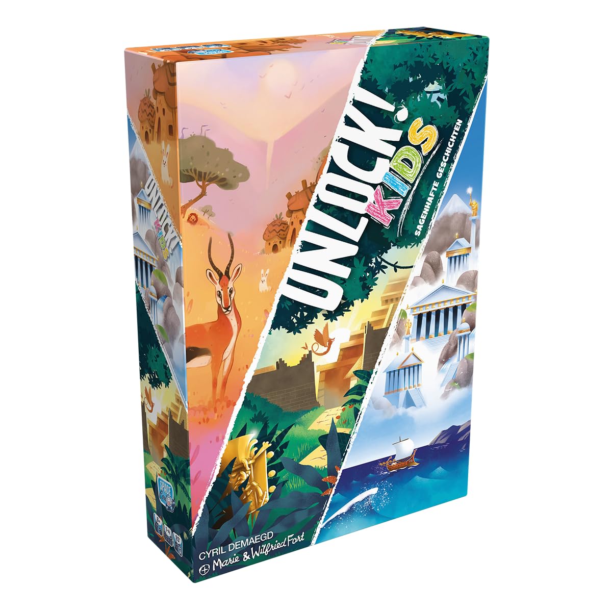 Asmodee Unlock! Kids: Racconti Favolosi - Gioco Da Tavolo Puzzle Cooperativo Per Bambini 6+ Anni