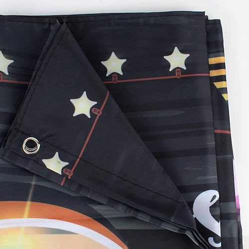 Miniatura 4 de HAMIGAR Pancarta de aniversario de cumpleaños número 55 de 6 x 4 pies, decoraciones para fiestas de aniversario y cumpleaños de 55 años,