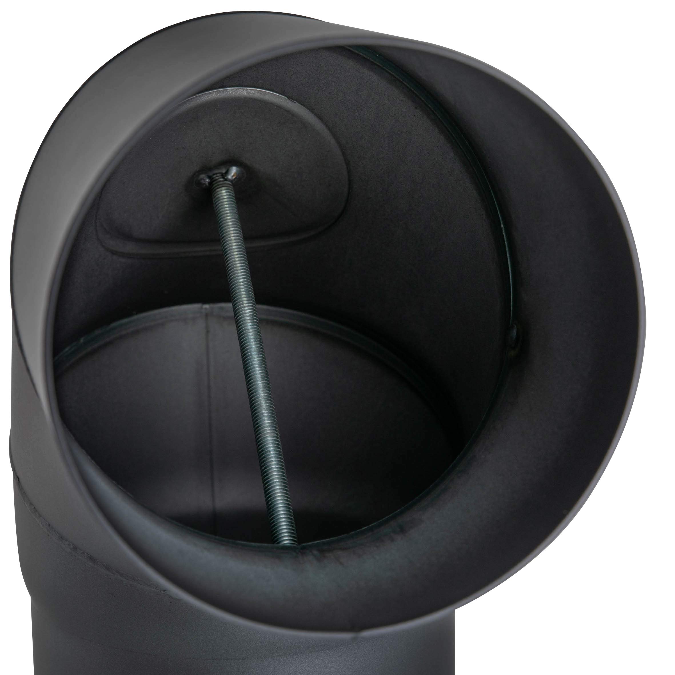 Kamino-Flam Tuyau De Poêle Coude, Coude De Poêle 90° En Acier Laqué