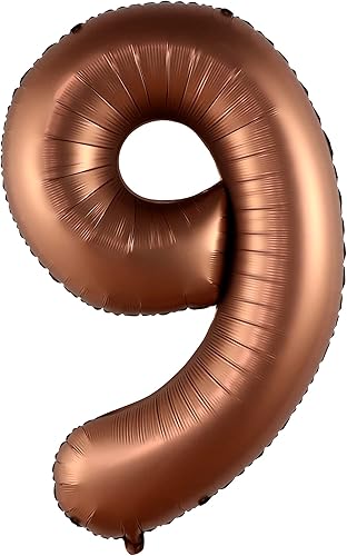 Miniatura 373 de KatchOn, Globo dorado gigante del número 8 de 40 pulgadas, globo dorado del número 8 para decoraciones de cumpleaños de 8 años para niñas