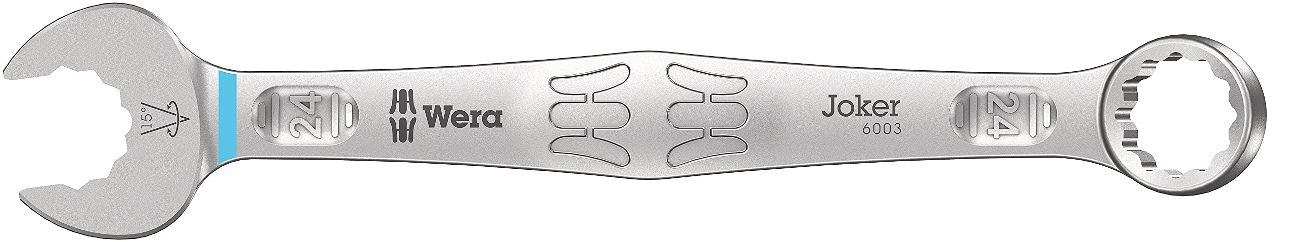 Wera 05020232001 6003 Joker 22 Set 1, Assortimento di chiave a forchetta e chiave poligonale, metrico, 22 pezzi
