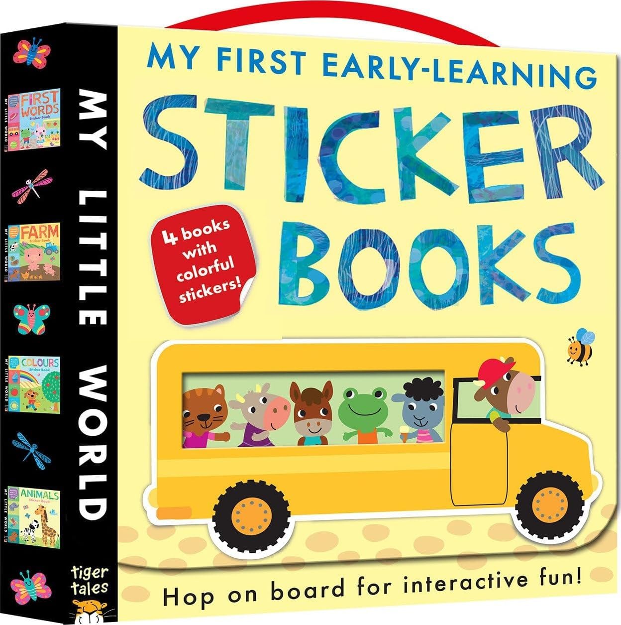 My First Early-Learning Sticker Books Boxed Set: 4 Books with Colorful Stickers! (My Little World)