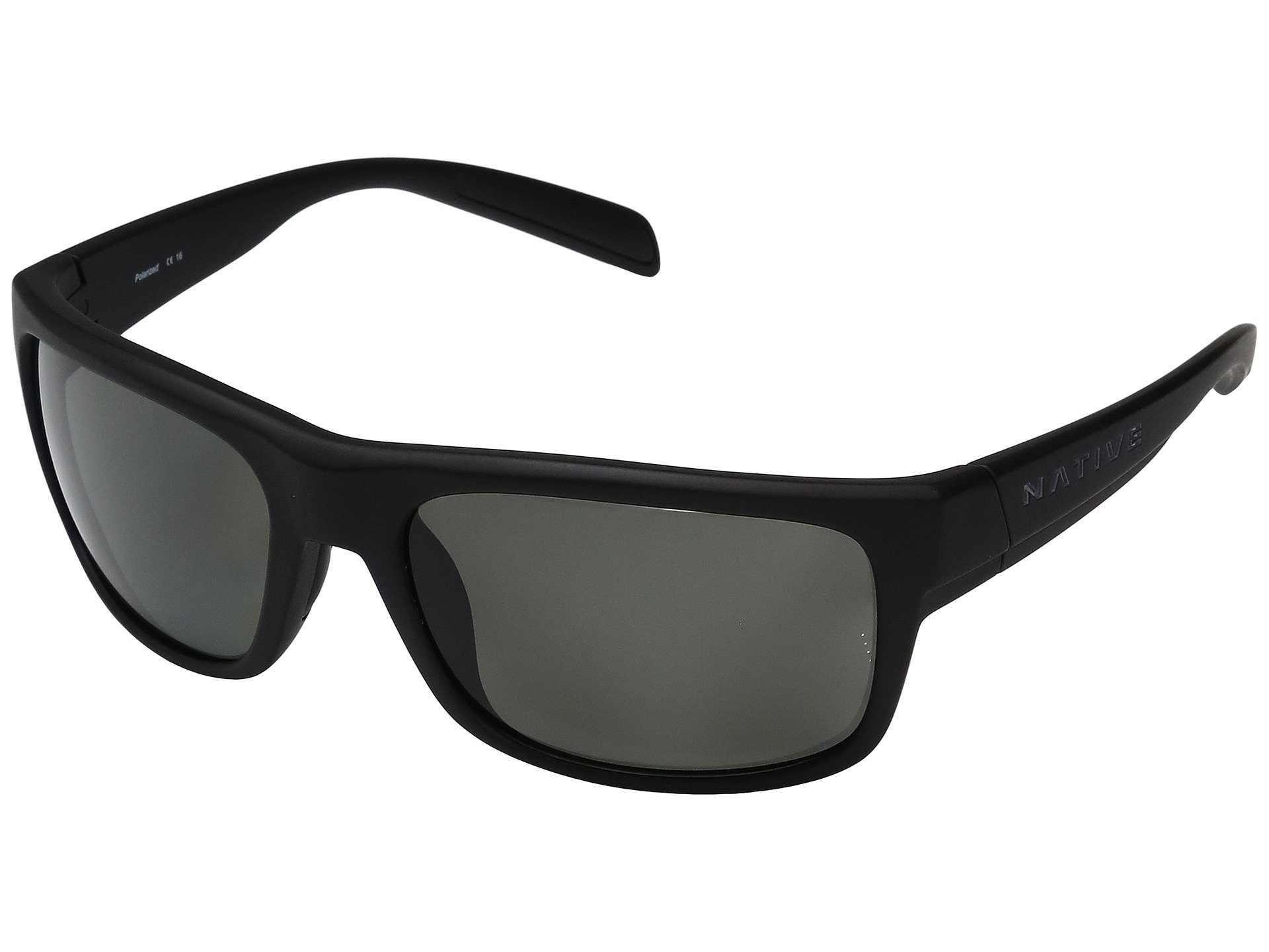 Native Eyewear Ashdown Sunglasses, Matte Black, 58 mm