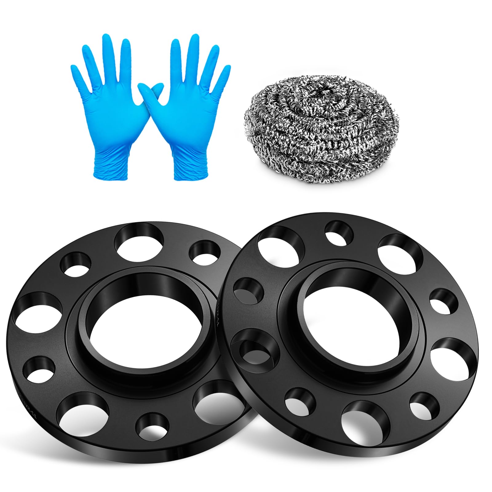 BDFHYK 5x112mm Spacers 12MM Wheel Spacer Compatible with Work on Vehicle A3 A4 A6 A8 S4 S6 S8 R8 VW Jetta Mk5 Mk6 GTI GOL, Forged 5 Lug，for Benz Rims with 66.56mm, 57.1mm Hub Bore Set of 2-image-26
