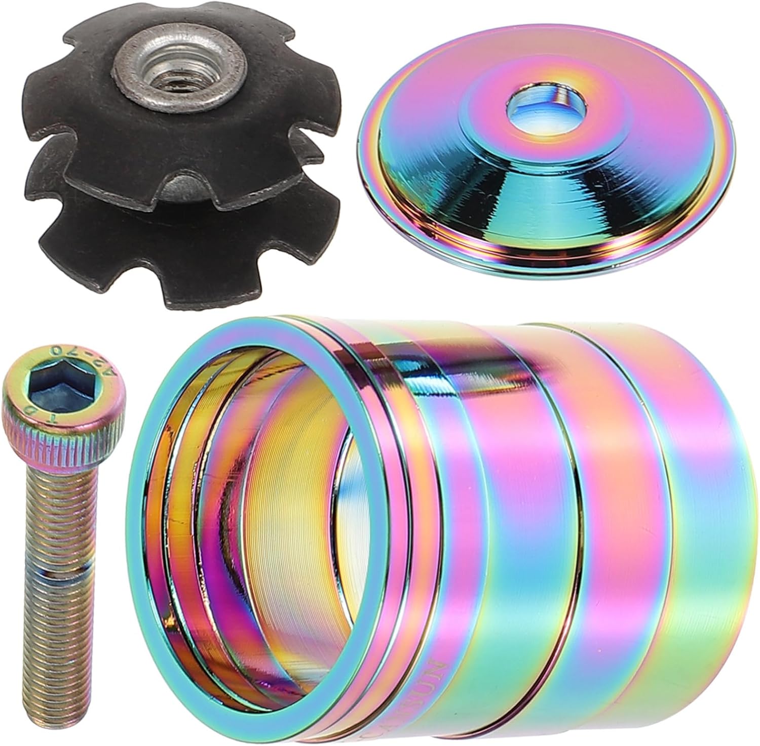 ibasenice Replaceable Washer Spacer Washers Fork Washer Sturdy Head Spacer Spacers Head Spacer Kit Mountain