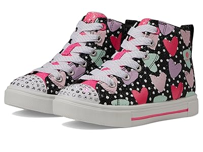 SKECHERS KIDS Twinkle Sparks (Little Kid) Girls Shoes Black/Multi : 12.5 Little Kid M, Canvas
