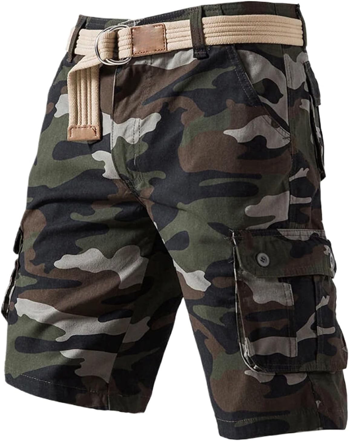 Men's Casual Cargo Shorts Outdoor Sports Bermuda Streetwear Shorts