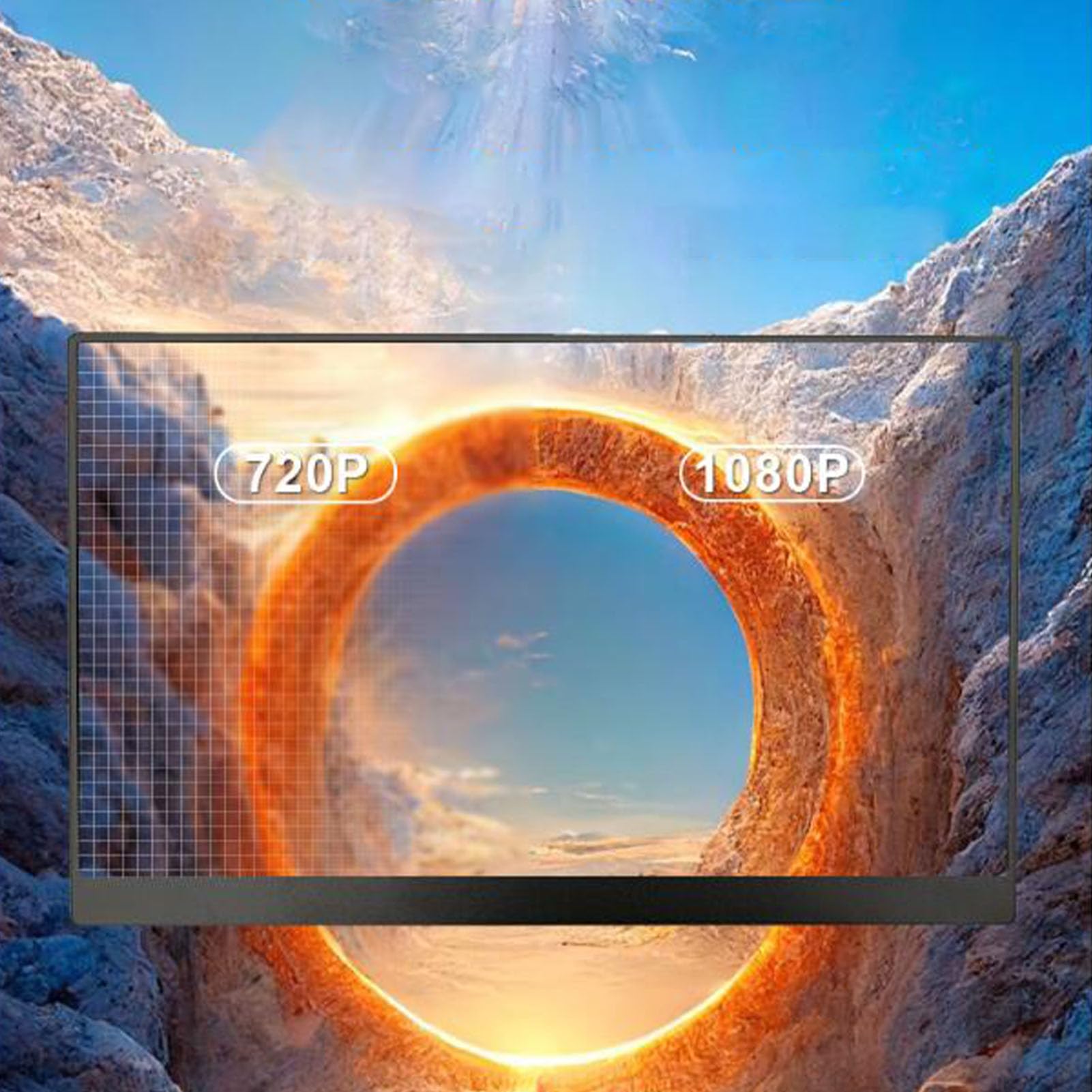Wyświetlacz Dotykowy IPS o Przekątnej 15,6 Cala, Cienki, Lekki Przenośny Monitor Full HD 1080P z funkcją Plug and Play Typu C, do Konsoli do Gier na Laptopie i Smartfonie