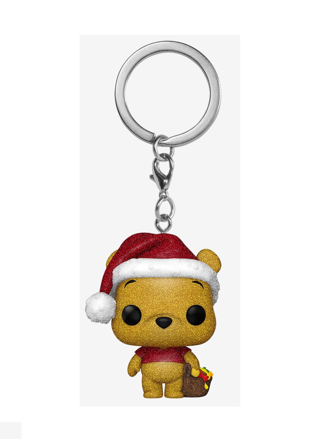 Funko Pocket Pop! Diamond Santa Winnie The Pooh Exclusive Keychain Keyring