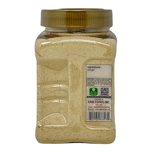 Miniatura 3 de Desi Kitchen Spices All Natural | Sin sal | Vegano | Sin OMG | Jengibre en polvo (tierra saludo) 198 gm (7 oz)