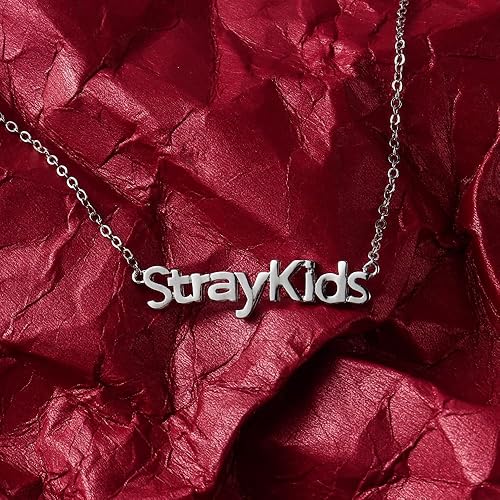 Miniatura 4 de Stray Kids Collar chapado en oro de 18 quilates Kpop StrayKids Merchandise Jewelry para Skz Fans regalos