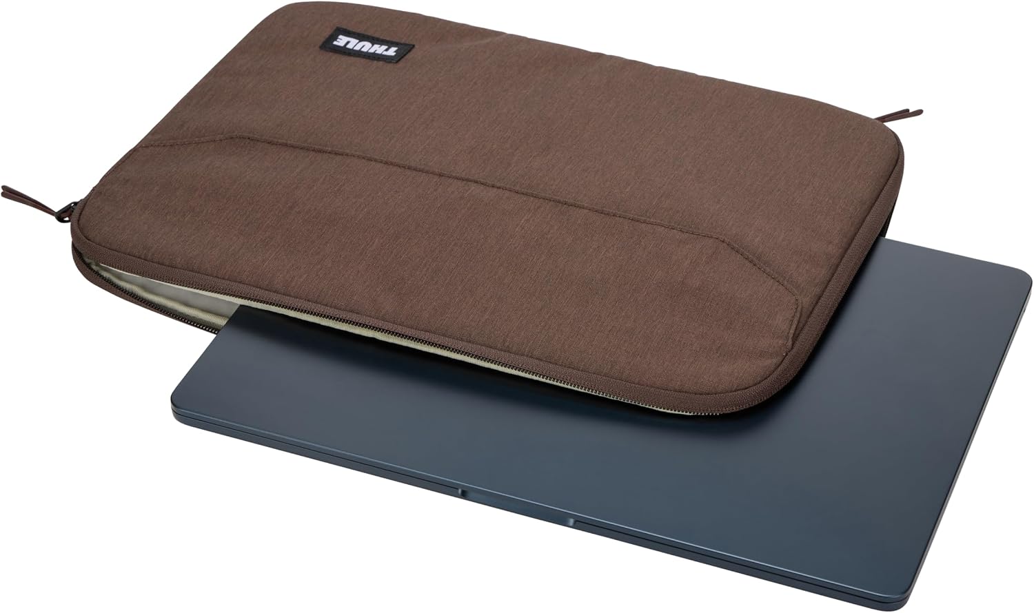 Thule Lithos laptop sleeve, Fits MacBook Air, Soft padded interior, Front accessory pocket, YKK zippers & durable materials