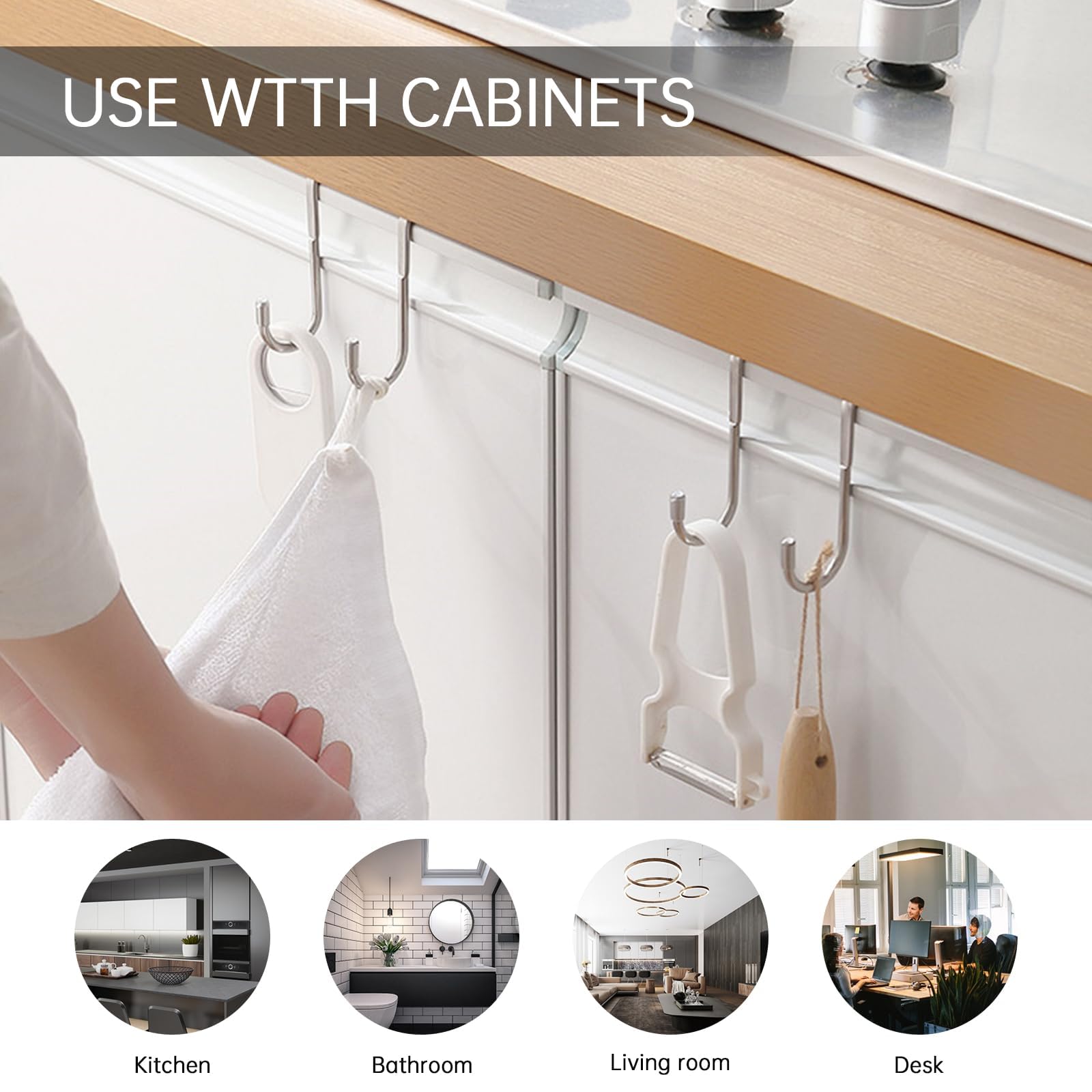 Porte Manteau Mural,Crochet Mural Mural Accroche Clef,Patere Pour Porte