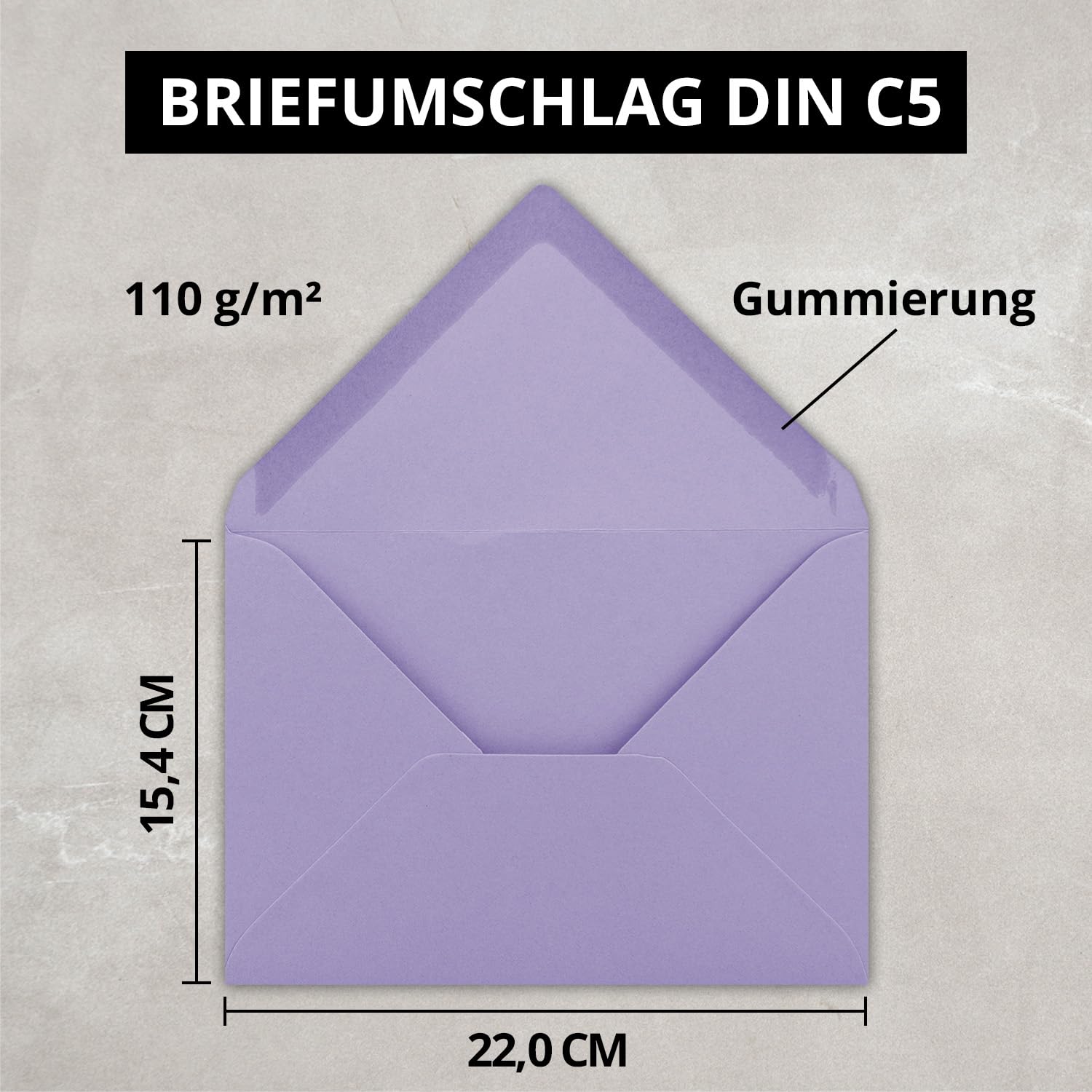 Buste Colorate Amarena DIN C5 - Confezione Da 100 Pezzi Per Inviti E Biglietti D'Auguri - Foto 6