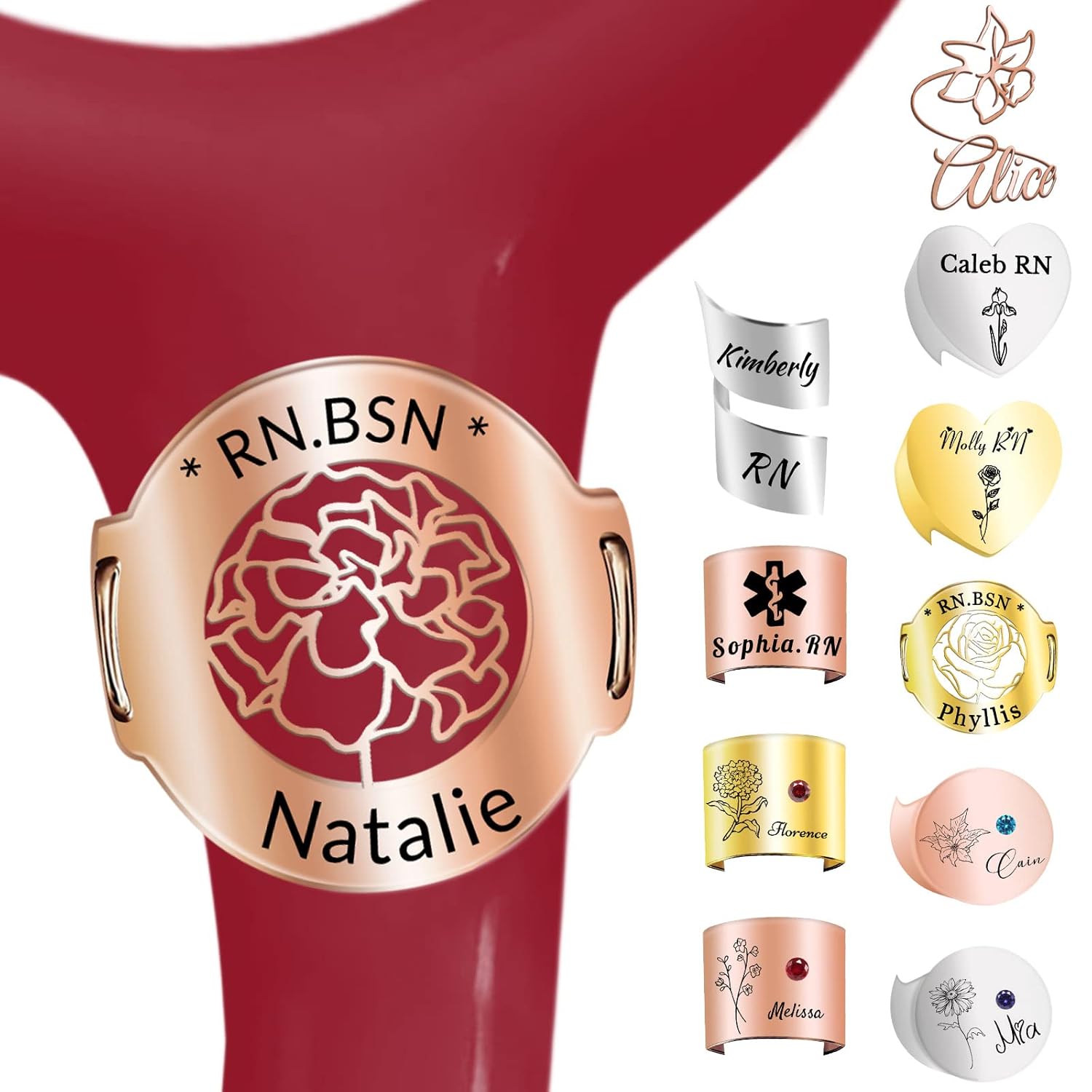 Stethoscope Name Tag Personalized, Custom Stethoscope