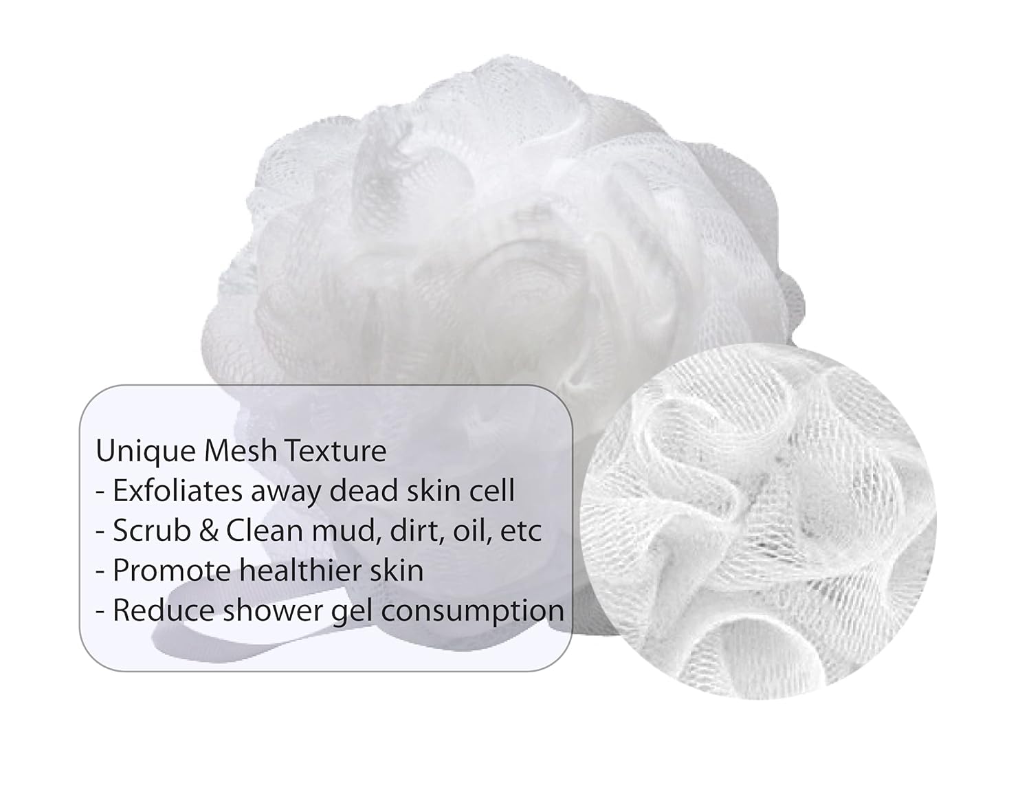 Aquasentials Mesh Pouf Bath Sponge (8 Pack) : Beauty & Personal Care