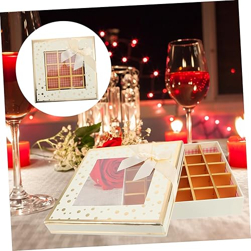 Miniatura 5 de Caja de pan caja de aperitivos caja de repostería romántica regalo golosinas regalo con cubierta de caramelo trufas de chocolate caja de chocolate