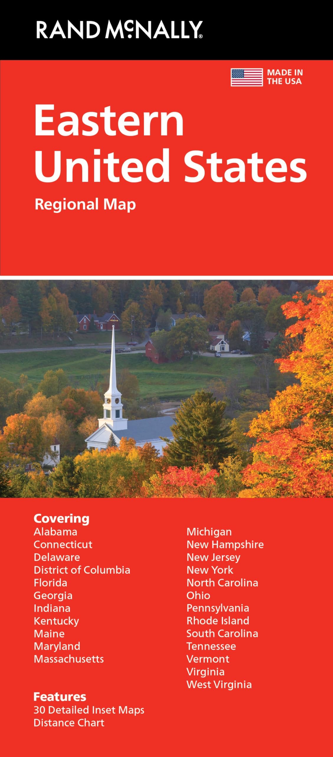 Rand McNally Folded Map: Eastern United States