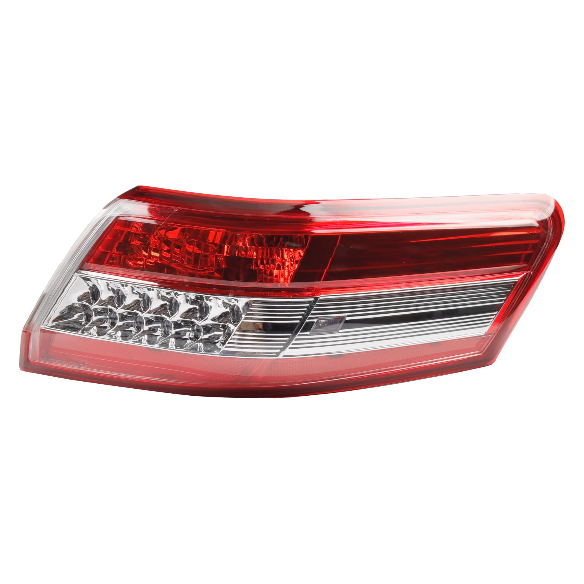 Photo 1 of Dasbecan Right Rear Outer Tail Light Compatible with Toyota Camry 2010 2011 Clear Lens Lamp Replaces OEM# TO2805106 8155006340 Rear lights Lamps Right w/ Bulbs