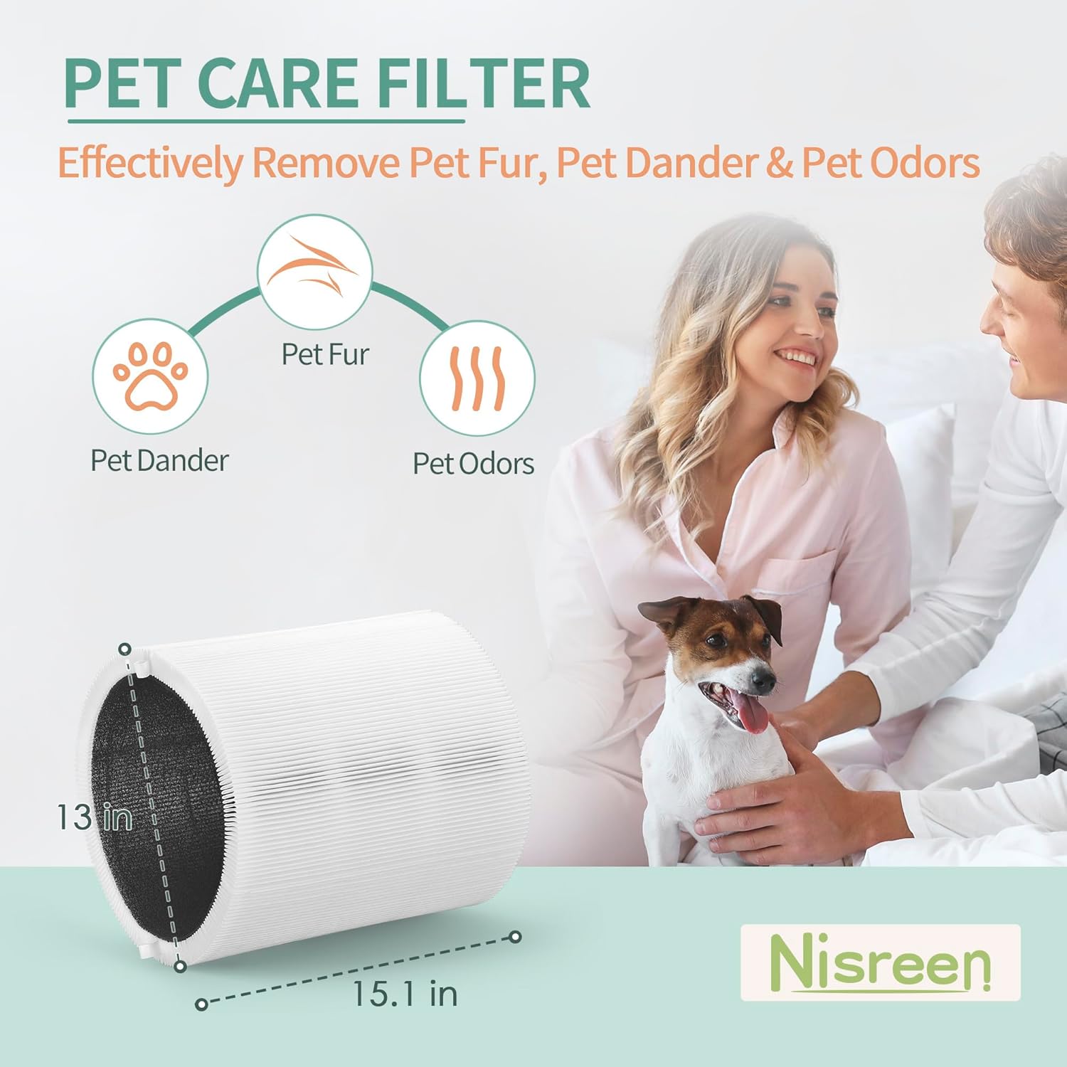 Blue Pure 311i+ Max Replacement Filter Compatible with Blueair Blue Pure 311i+ Max Air Pu-rifier F3MAX+, H13 True HEPA and Activated Carbon 2-in-1 F3MAX+ Replacement Filters, 1 Pack - Image 6