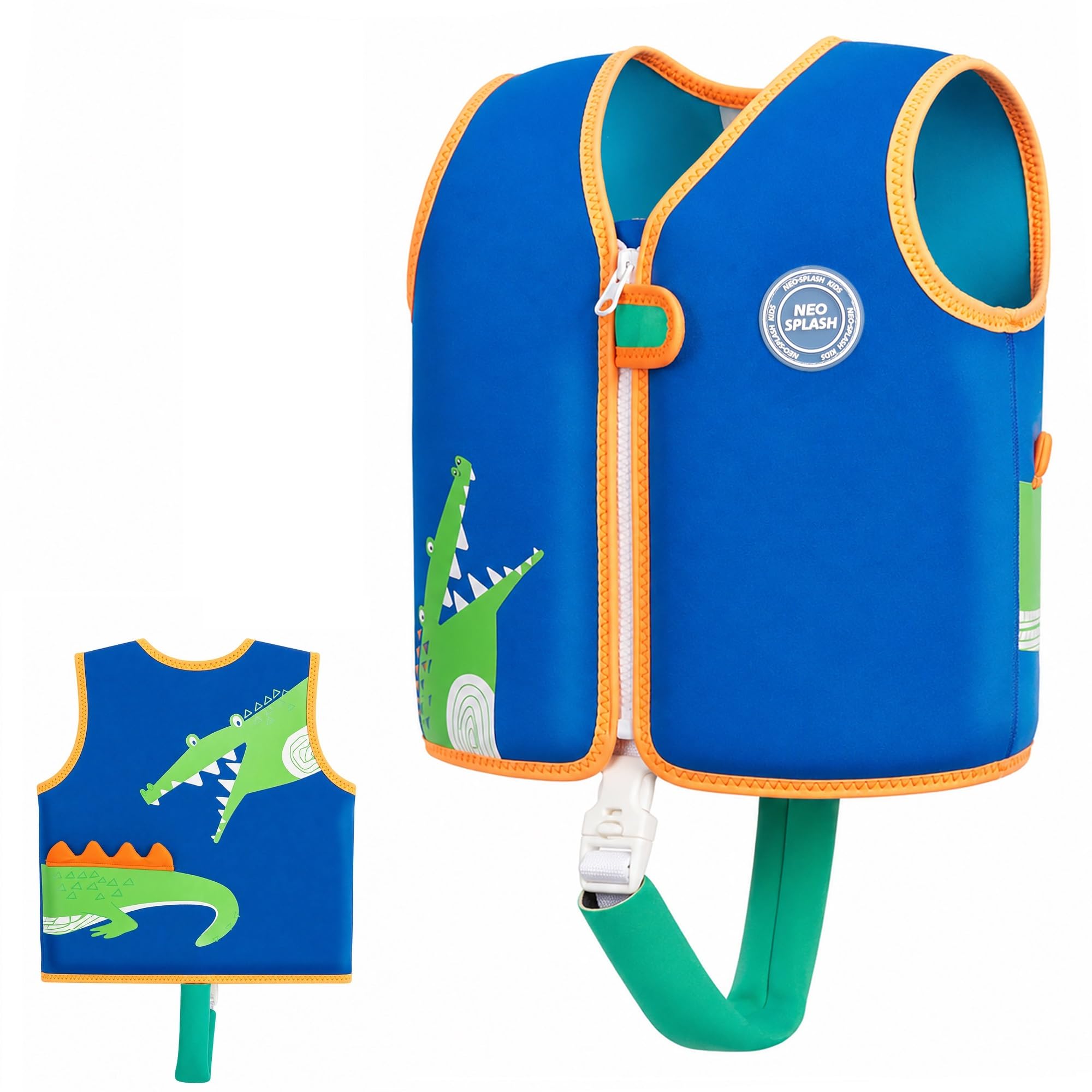 Kinder Mädchen Junge Schwimmlernweste, Schwimmhilfe Schwimmen Jacket für Kleinkinder mit Einstellbare Sicherheits Straps Alter 1-6