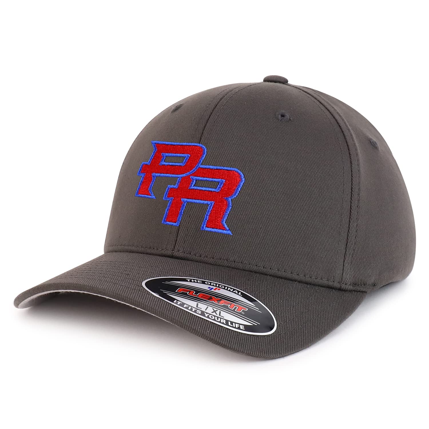 Trendy Apparel Shop Puerto Rico PR Embroidered Flexfit Fitted Cap