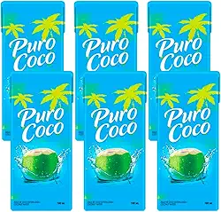 Água de Coco Puro Coco 180ml 6 Unidades