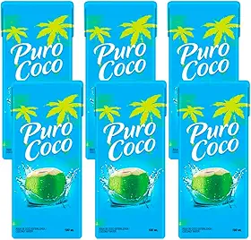 Água de Coco Puro Coco 180ml 6 Unidades