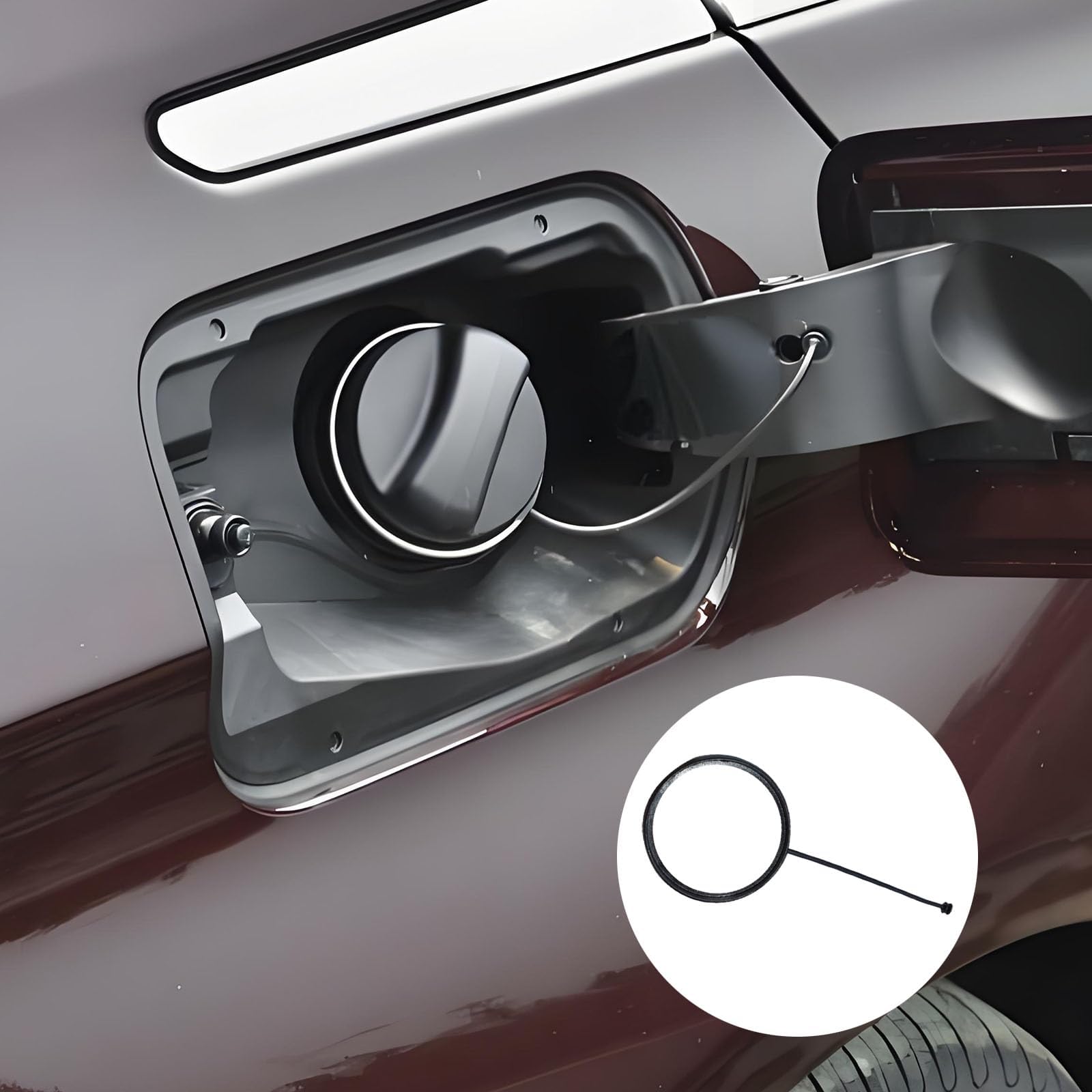 Taśma mocująca do Mercedes Benz akcesoria MB C E S Klasa W W203 W169 W171 W172 W204 X204 W211 W212 W220 W221 W245, korek wlewu paliwa, taśma mocująca, gumowa taśma do pokrywy wlewu paliwa, akcesoria