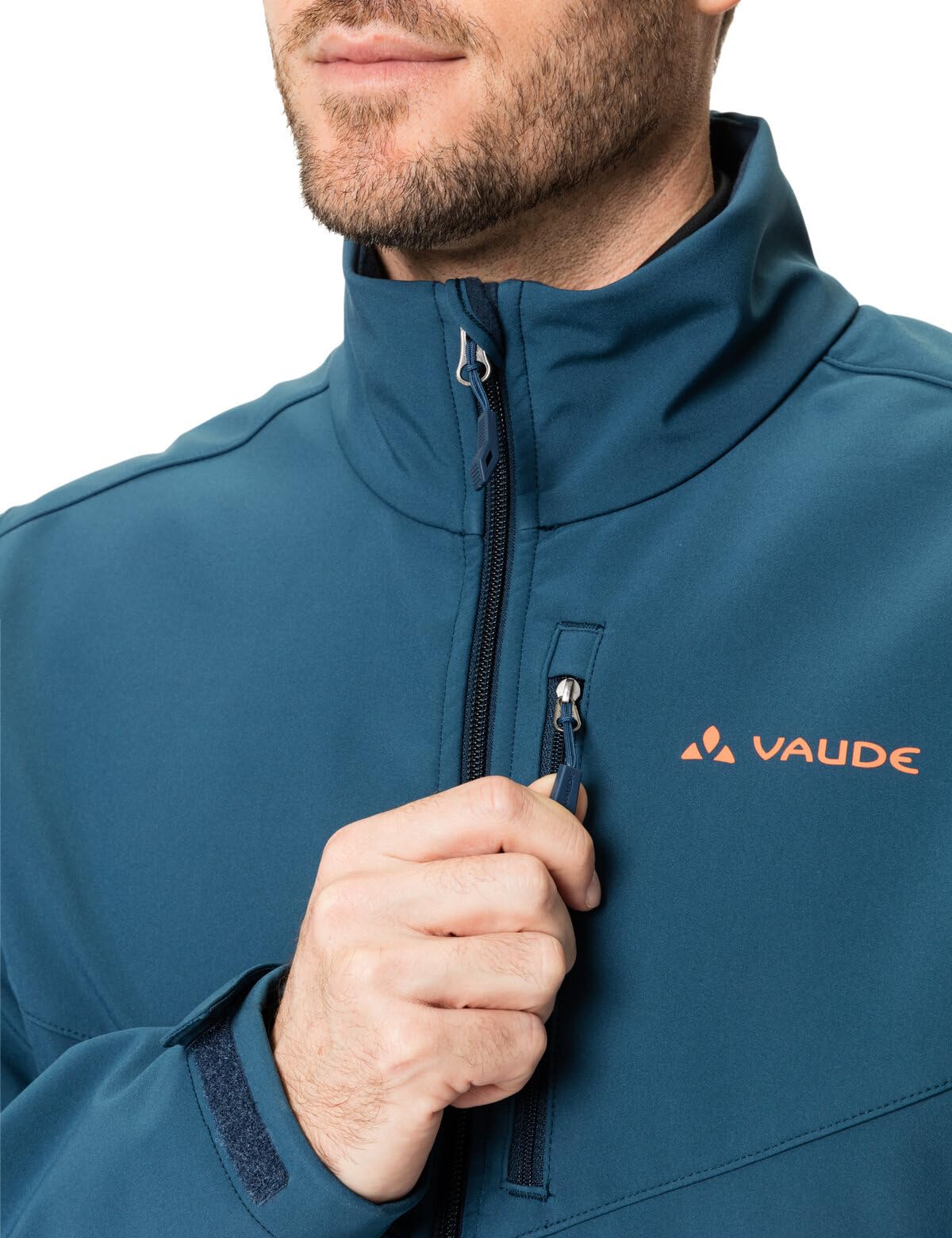 VAUDE Herren Softshell Cyclone Jacket VI, winddicht, atmungsaktiv, wasserabweisend und warm
