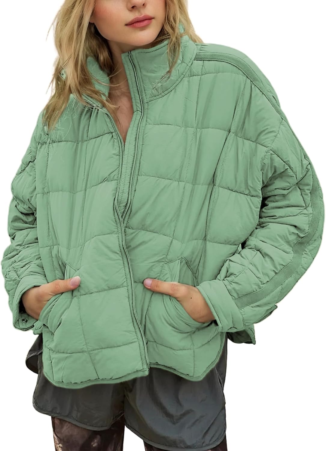 Omoone Women’s Lightweight Oversized Quilted Puffer Jacket Omoone Women’s Lightweight Oversized Quilted Puffer Jacket
