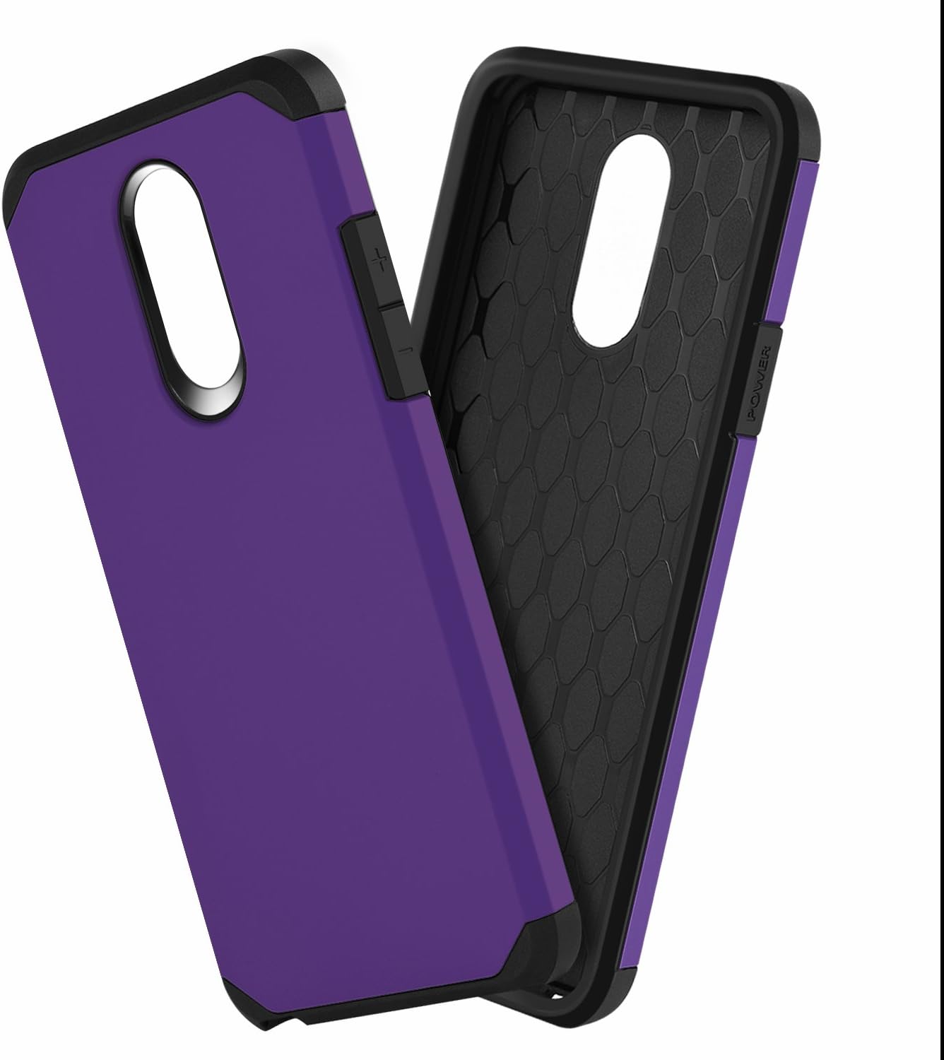 OEAGO LG Stylo 4 Phone Case with HD Screen Protector, LG Stylo 4 Plus Case, Hybrid Shockproof Drop Protection Impact Rugged Heavy Duty Dual Layer Armor Cover for LG Stylo4 / LG Stylo4 Plus - Purple